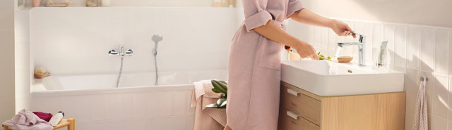 hansgrohe har produkter til hele badeværelset og du kan købe det på bd.dk