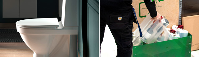 Genbrug af plastcisterner hos BD - Samarbejde med LAUFEN - Læs mere på BD.dk