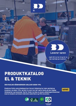 Front Udlejning El&Teknik Katalog 2024