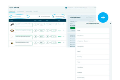 Tilbudsberegner Tilfoej Produkter Arbejdstimer 2Column 4 3 1456X1092px